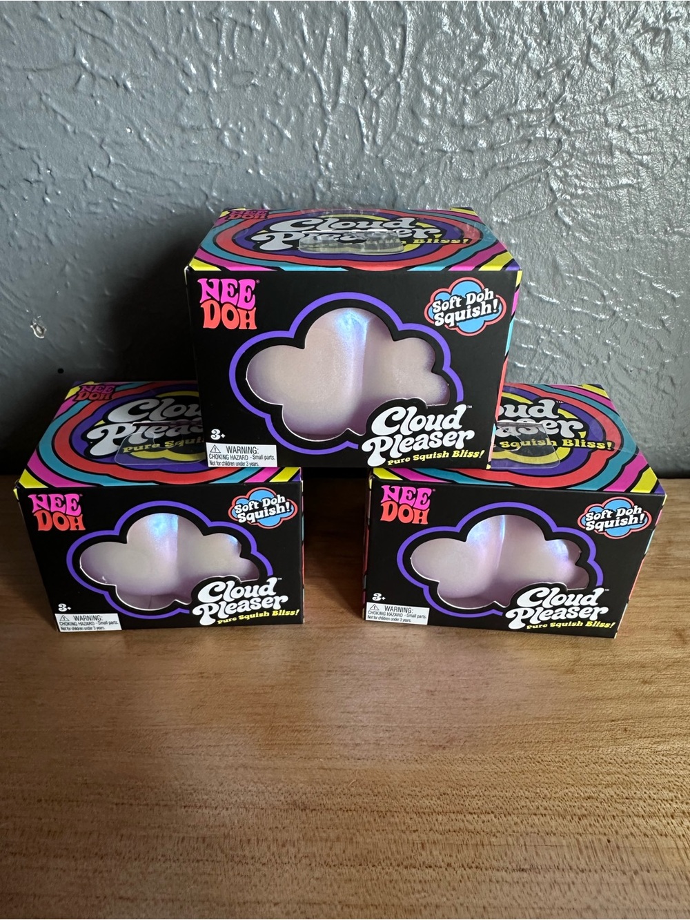 1 NeeDoh Cloud Pleaser Soft Squish - Iridescent Purple